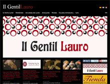 Tablet Screenshot of ilgentillauro.com